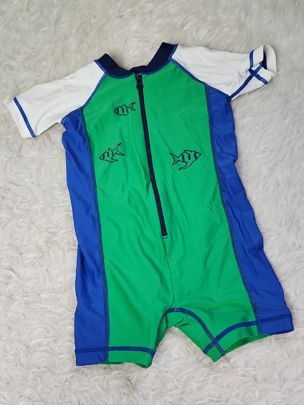 Hanna Andersson Rashguard Swimsuit One-piece Unisex Outfit - 18-24mo Baby